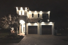 4-inch LED soffit lighting in Yacht Harbor - Palm Coast, Florida