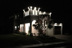 Soffit lighting on new construction in Yacht Harbor Village